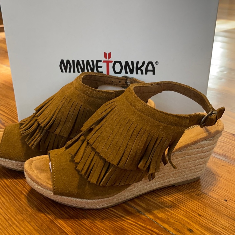 Minnetonka Fringe Wedges